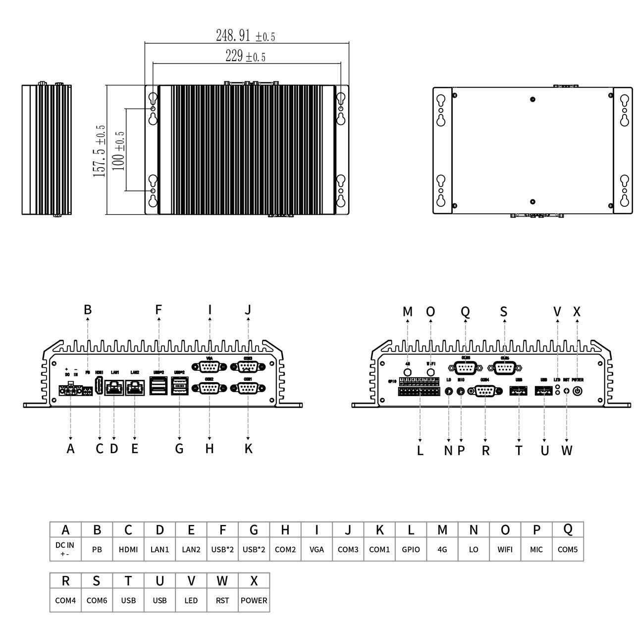 BOX-1100工程圖紙